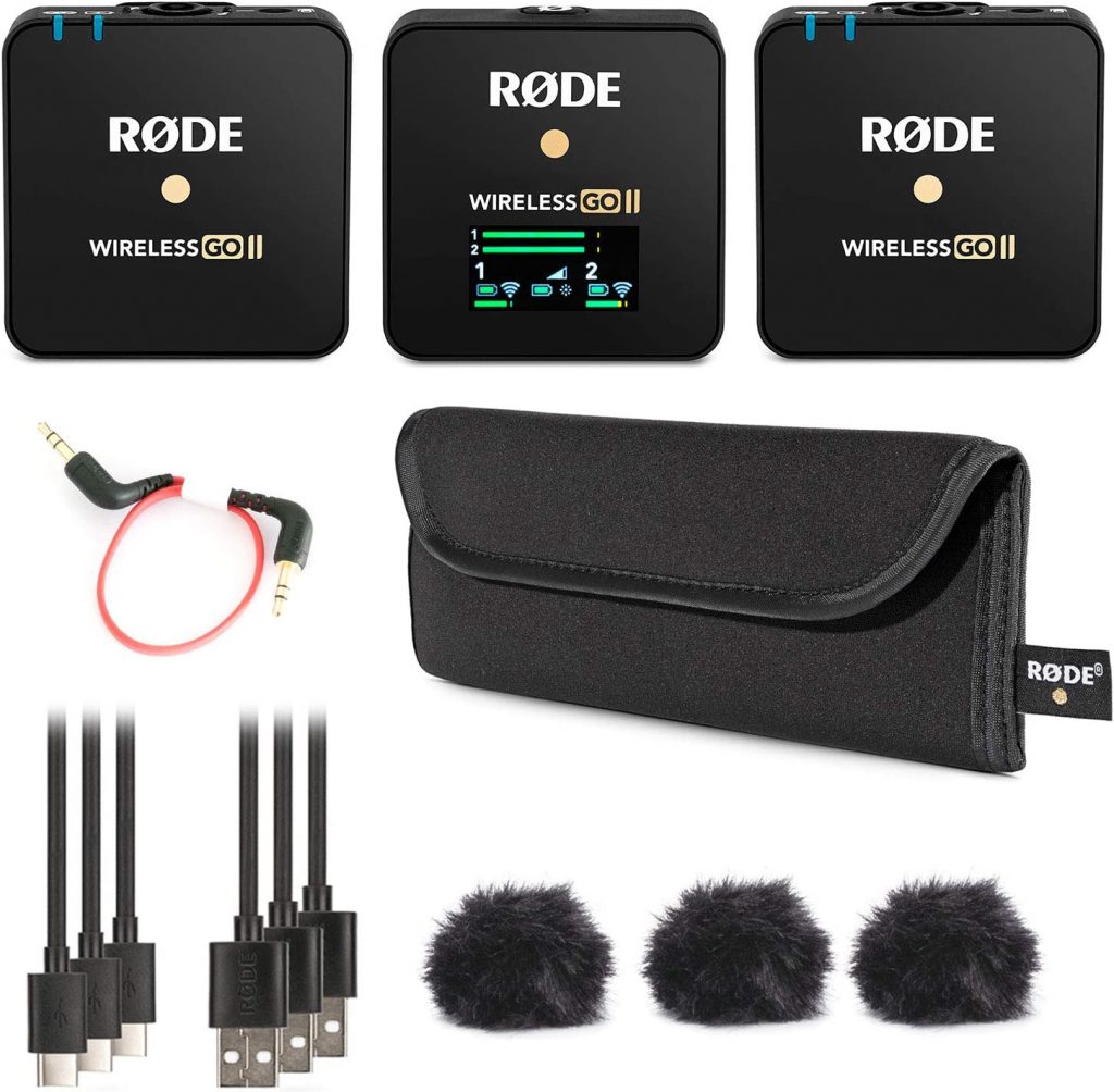 Rode Wireless GO II + 2 Lavalier GO Ansteckmikrofone